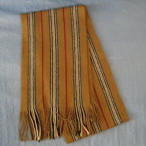 Camel Icon Stripe Scarf
